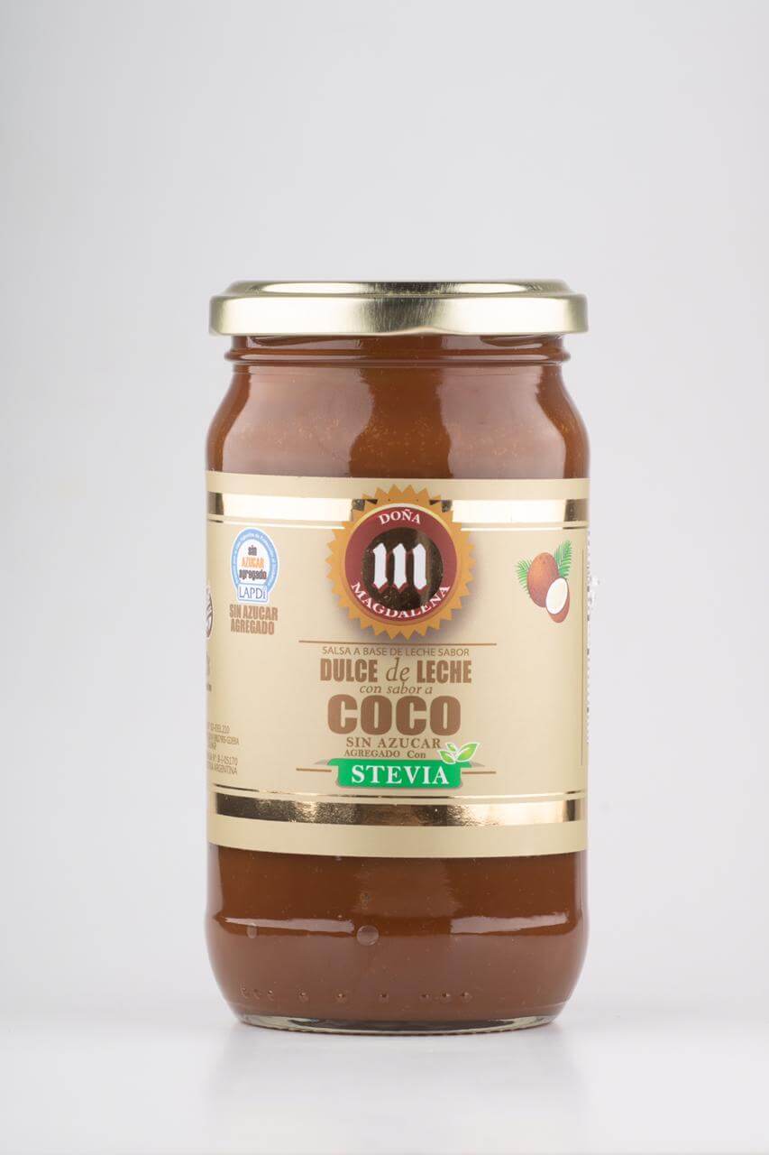 dulce de leche sabor coco con stevia 